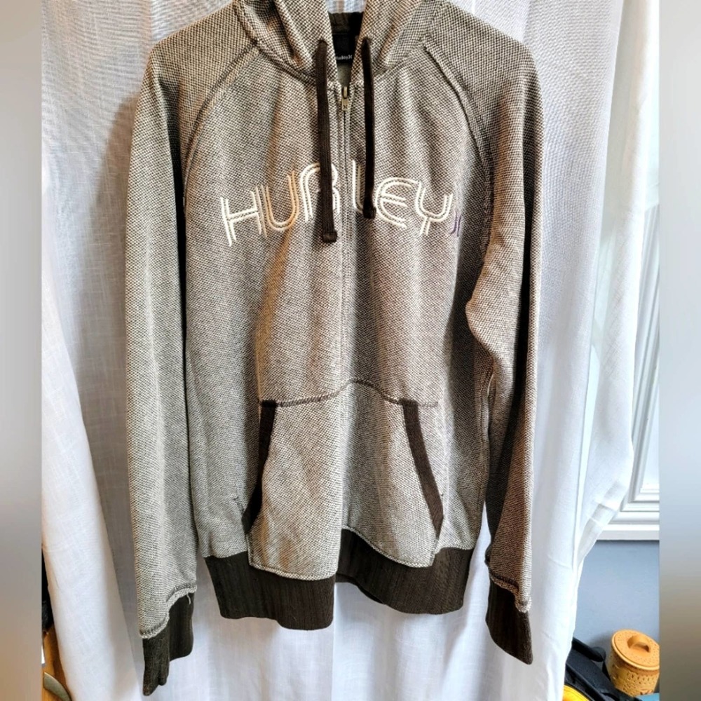 Nwt Hurley men's zip up hoodie xl